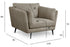 Armchair Bari - Beige Fabric